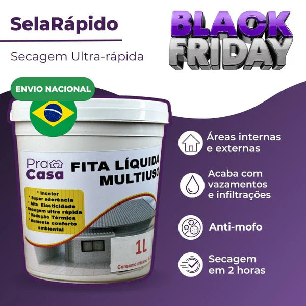 [PRÉ BLACK FRIDAY] - SelaRápido®: Impermeabilizante Transparente - Últimas Unidades!